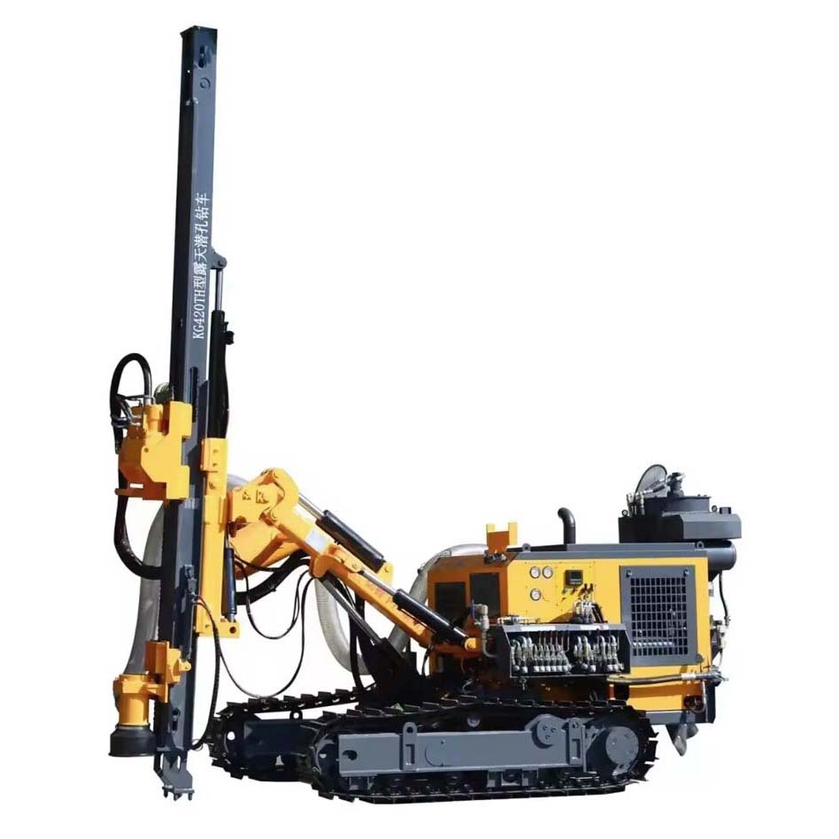 Hydraulikzylinder-Bohranlage Raupenbohrgerät Bohrloch Bergbau KG420T